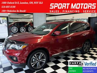 Used 2017 Nissan Pathfinder Platinium AWD 7 PASS+Adaptive Cruise+CELAN CARFAX for sale in London, ON