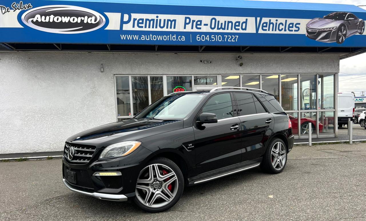 Used 2014 Mercedes-Benz ML63 AMG 4Matic *Nav, Sunroof, B & O Sound, Back Up Cam* for sale in Langley, BC