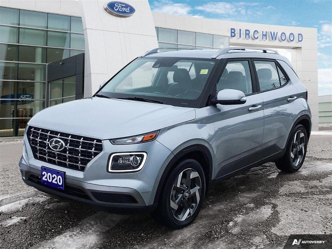 Used 2020 Hyundai Venue Ultimate w/Black Interior Accident Free | Heated Seat's | Heated Steering for sale in Winnipeg, MB