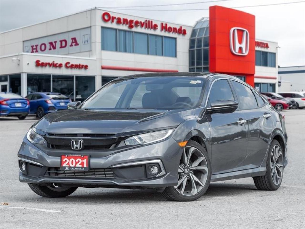 Used 2021 Honda Civic Sedan Touring CVT for sale in Orangeville, ON