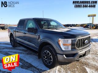 <b>Navigation, STX Appearance Package, 18 inch Aluminum Wheels, Rear View Camera, Reverse Sensing System!</b><br> <br> Check out our great inventory of pre-owned vehicles at Novlan Brothers!<br> <br> On sale now! This vehicle was originally listed at $49900.  Weve marked it down to $46900. You save $3000.   Smart engineering, impressive tech, and rugged styling make the F-150 hard to pass up. This  2022 Ford F-150 is for sale today in Paradise Hill. <br> <br>The perfect truck for work or play, this versatile Ford F-150 gives you the power you need, the features you want, and the style you crave! With high-strength, military-grade aluminum construction, this F-150 cuts the weight without sacrificing toughness. The interior design is first class, with simple to read text, easy to push buttons and plenty of outward visibility. With productivity at the forefront of design, the F-150 makes use of every single component was built to get the job done right!This  Crew Cab 4X4 pickup  has 52,135 kms. Its  carbonized grey metallic in colour  . It has a 10 speed automatic transmission and is powered by a  325HP 2.7L V6 Cylinder Engine.  This unit has some remaining factory warranty for added peace of mind. <br> <br> Our F-150s trim level is XL. As the class leader, this Ford F-150 XL comes very well equipped with remote keyless entry and remote engine start, dynamic hitch assist, Ford Co-Pilot360 that features lane keep assist, pre-collision assist and automatic emergency braking, fully automated headlamps, a powerful 6 speaker audio system, air conditioning, cargo box lights, power door locks, a rear view camera to help when backing out of a tight spot and much more. This vehicle has been upgraded with the following features: Navigation, Stx Appearance Package, 18 Inch Aluminum Wheels, Rear View Camera, Reverse Sensing System, Running Boards, Remote Engine Start. <br> To view the original window sticker for this vehicle view this <a href=http://www.windowsticker.forddirect.com/windowsticker.pdf?vin=1FTEW1EP3NFB23926 target=_blank>http://www.windowsticker.forddirect.com/windowsticker.pdf?vin=1FTEW1EP3NFB23926</a>. <br/><br> <br>To apply right now for financing use this link : <a href=http://novlanbros.com/credit/ target=_blank>http://novlanbros.com/credit/</a><br><br> <br/><br>The Novlan family is owned and operated by a third generation and committed to the values inherent from our humble beginnings.<br> Come by and check out our fleet of 40+ used cars and trucks and 60+ new cars and trucks for sale in Paradise Hill.  o~o