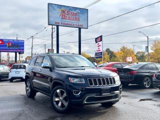 Used 2014 Jeep Grand Cherokee LIMITED 4WD NAV LEATHER SUNROOF P/H-SEATS MINT CON for sale in London, ON