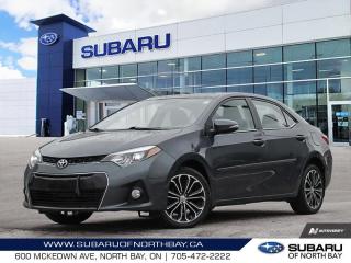 Used 2016 Toyota Corolla S  Sporty Elegance, Practical Performance for sale in North Bay, ON