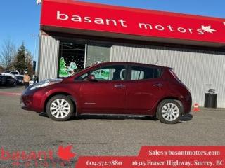Used 2017 Nissan Leaf NO PST, Low KMs, Backup Cam!! for sale in Surrey, BC