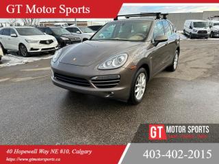 Used 2014 Porsche Cayenne TURBO DIESEL AWD | LEATHER | NAVI | $0 DOWN for sale in Calgary, AB