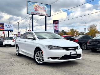 Used 2015 Chrysler 200 LEATHER PANORAMIC ROOF WE FINANCE ALL CREDIT for sale in London, ON