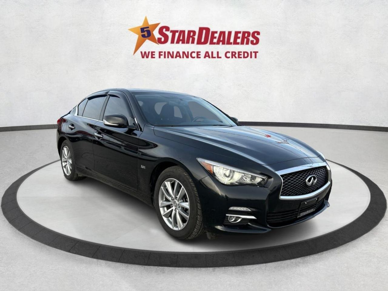 Used 2017 Infiniti Q50 3.0t LEATHER ROOF NAV MINT WE FINANCE ALL CREDIT! for sale in London, ON