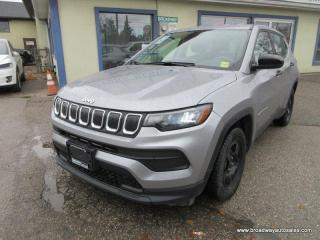 Used 2022 Jeep Compass WELL EQUIPPED SPORT-MODEL 5 PASSENGER 2.4L - DOHC.. HEATED SEATS.. BACK-UP CAMERA.. BLUETOOTH SYSTEM.. TOUCH SCREEN DISPLAY.. for sale in Bradford, ON