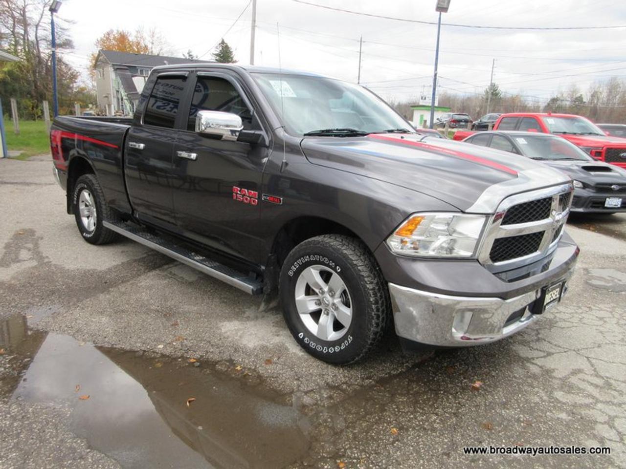 2018 RAM 1500 WORK READY SLT-EDITION 5 PASSENGER 3.0L - ECO-DIESEL.. 4X4.. QUAD-CAB.. 6.6-BOX.. BACK-UP CAMERA.. BLUETOOTH SYSTEM.. KEYLESS ENTRY.. Photo4