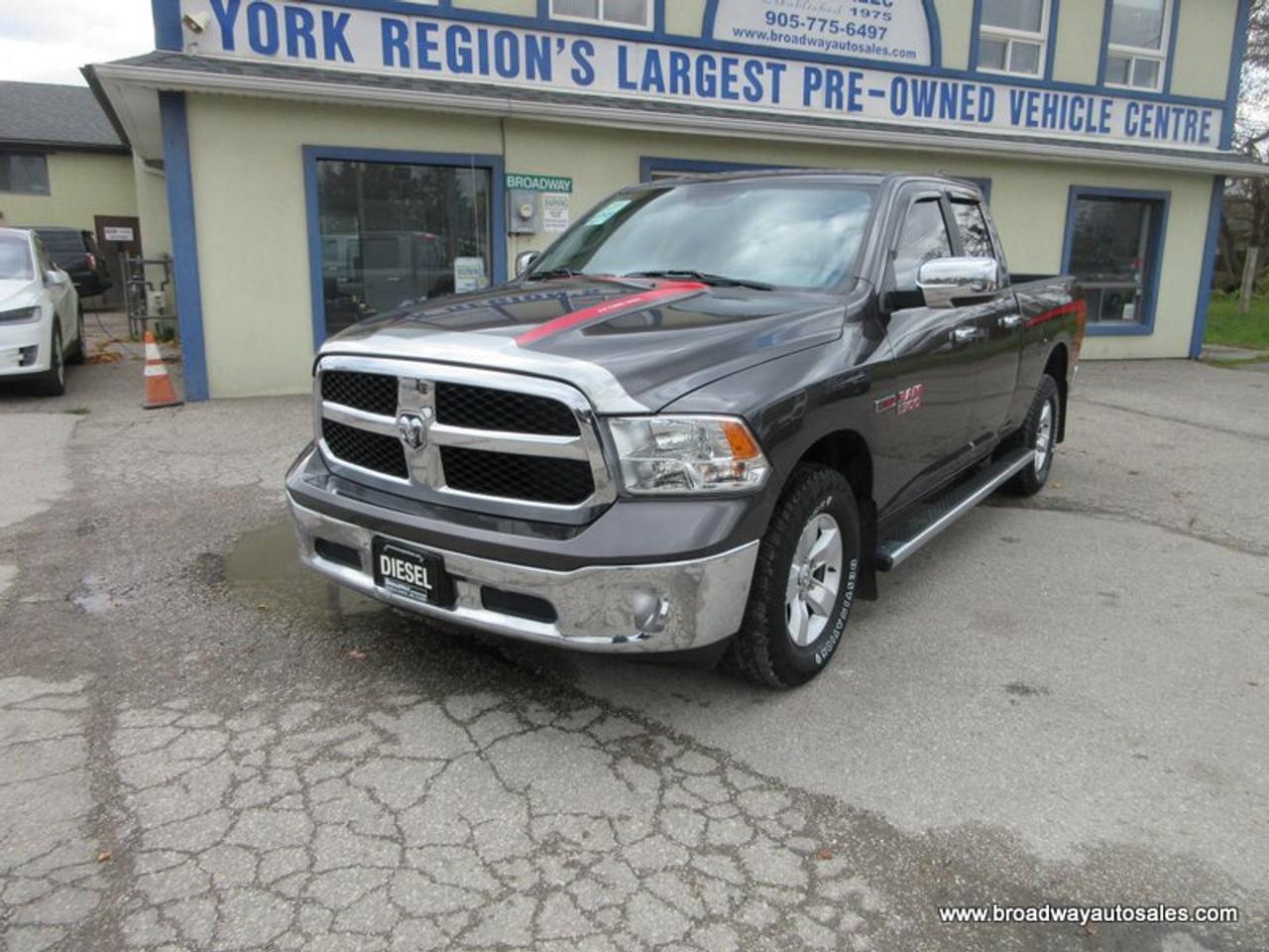 2018 RAM 1500 WORK READY SLT-EDITION 5 PASSENGER 3.0L - ECO-DIESEL.. 4X4.. QUAD-CAB.. 6.6-BOX.. BACK-UP CAMERA.. BLUETOOTH SYSTEM.. KEYLESS ENTRY.. Photo1