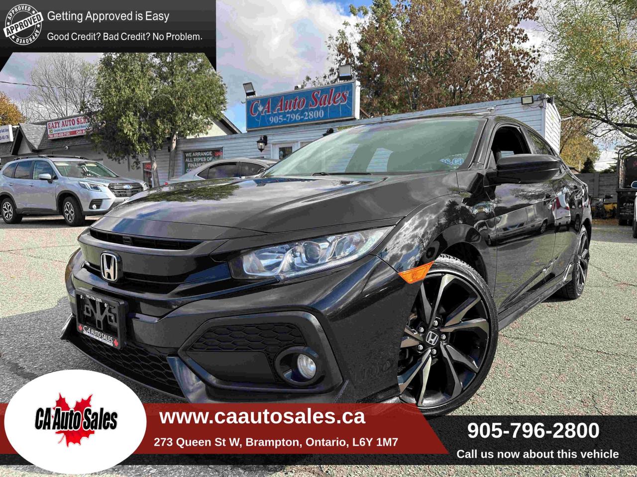 Used 2017 Honda Civic Hatchback 5dr CVT Sport w/Honda Sensing for sale in Brampton, ON