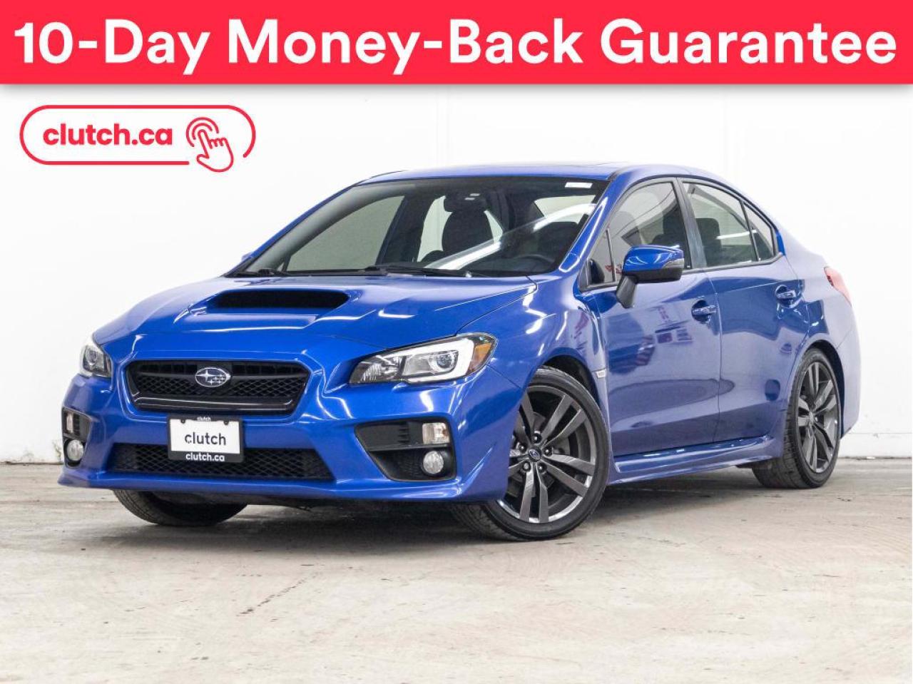 Used 2017 Subaru WRX Sport-Tech w/ Rearview Cam, Bluetooth, A/C for sale in Toronto, ON