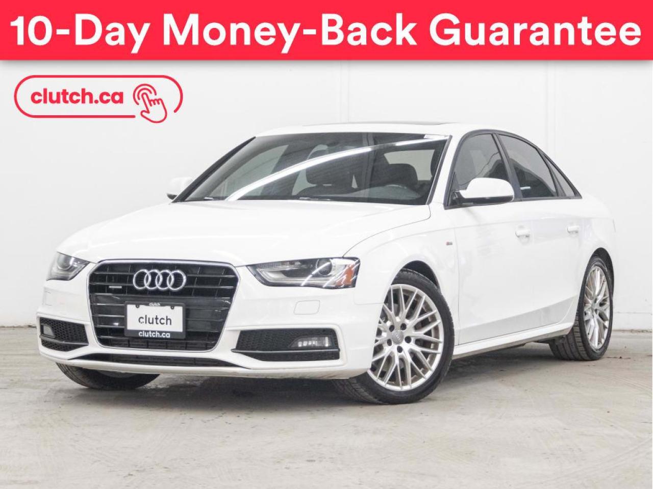 Used 2016 Audi A4 Komfort Plus w/ Bluetooth, A/C, Cruise Control for sale in Toronto, ON