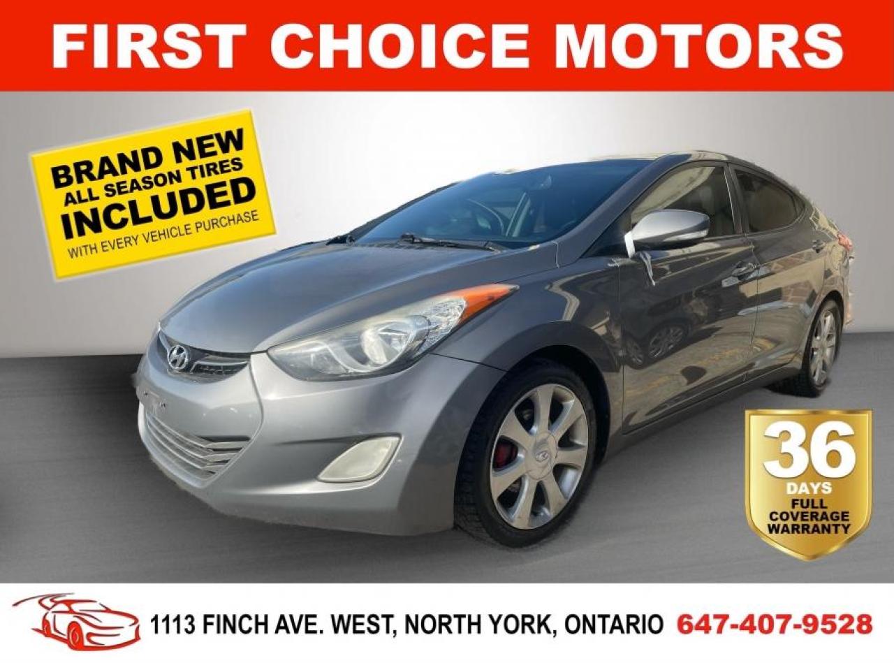 Used 2013 Hyundai Elantra LIMITED ~AUTOMATIC, FULLY CERTIFIED WITH WARRANTY! for sale in North York, ON