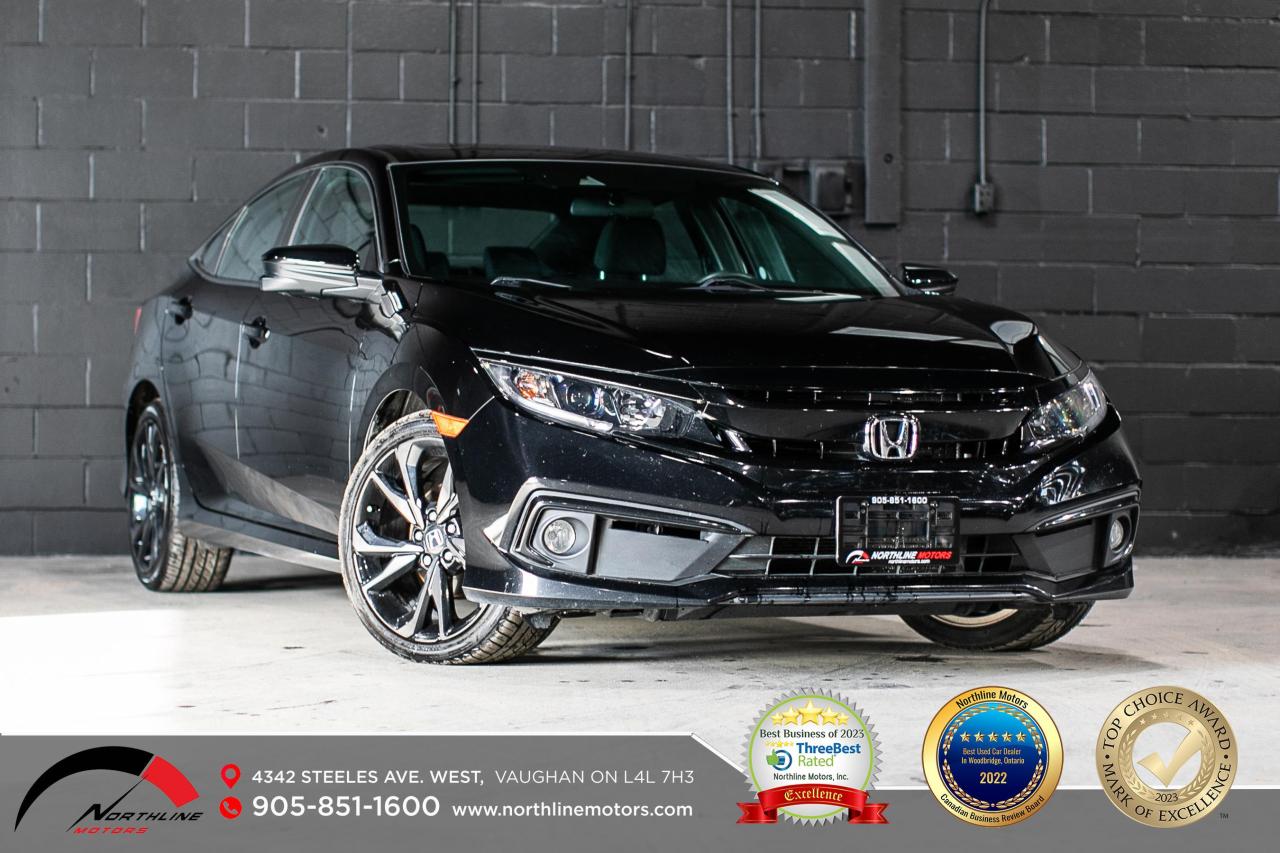 Used 2021 Honda Civic Sedan Sport CVT/ ROOF/ CAM/ CARPLAY/ ADAPTIVE CRUISE for sale in Vaughan, ON