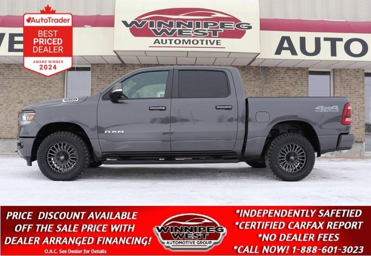 Used 2019 Dodge Ram 1500 LVL II SPORT OFF RD 5.7L 4X4, HTD LEATHER,LOADED!! for sale in Headingley, MB