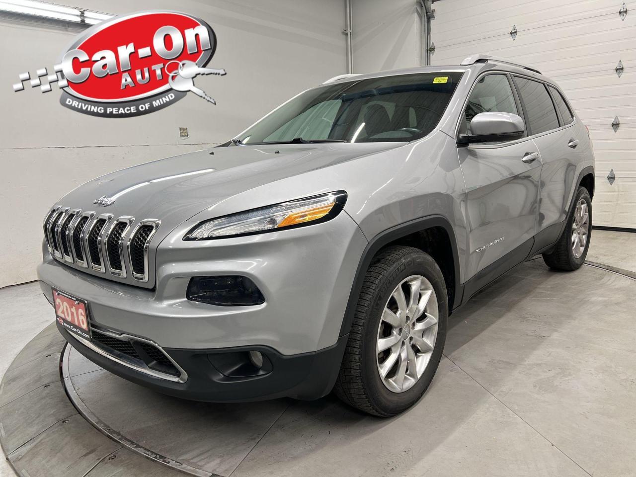 Used 2016 Jeep Cherokee LIMITED 4X4| LEATHER | BLIND SPOT | RMT START |NAV for sale in Ottawa, ON