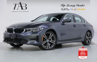 This Beautiful 2019 BMW 3 Series 330i xDrive is a local Ontario vehicle with a clean Carfax report. It is renowned for its combination of sporty driving dynamics and luxury features, offering a well-rounded driving experience.

Key Features Includes:

- Navigation
- Bluetooth
- Backup Camera
- Parking Sensors
- Sirius XM Radio
- Large Infotainment Display
- Apple Carplay
- Android Auto
- Heated Front Seats
- Heated Steering Wheel
- Cruise Control
- Blind Spot Monitoring
- Lane Departure Warning
- Lane Keep Assist
- Traction Control System
- Electronic Stability Control
- BMW LED Headlights
- 19" Alloy Wheels

NOW OFFERING 3 MONTH DEFERRED FINANCING PAYMENTS ON APPROVED CREDIT. 

Looking for a top-rated pre-owned luxury car dealership in the GTA? Look no further than Toronto Auto Brokers (TAB)! Were proud to have won multiple awards, including the 2023 GTA Top Choice Luxury Pre Owned Dealership Award, 2023 CarGurus Top Rated Dealer, 2024 CBRB Dealer Award, the Canadian Choice Award 2024, the 2023 Three Best Rated Dealer Award, and many more!

With 30 years of experience serving the Greater Toronto Area, TAB is a respected and trusted name in the pre-owned luxury car industry. Our 30,000 sq.Ft indoor showroom is home to a wide range of luxury vehicles from top brands like BMW, Mercedes-Benz, Audi, Porsche, Land Rover, Jaguar, Aston Martin, Bentley, Maserati, and more. And we dont just serve the GTA, were proud to offer our services to all cities in Canada, including Vancouver, Montreal, Calgary, Edmonton, Winnipeg, Saskatchewan, Halifax, and more.

At TAB, were committed to providing a no-pressure environment and honest work ethics. As a family-owned and operated business, we treat every customer like family and ensure that every interaction is a positive one. Come experience the TAB Lifestyle at its truest form, luxury car buying has never been more enjoyable and exciting!

We offer a variety of services to make your purchase experience as easy and stress-free as possible. From competitive and simple financing and leasing options to extended warranties, aftermarket services, and full history reports on every vehicle, we have everything you need to make an informed decision. We welcome every trade, even if youre just looking to sell your car without buying, and when it comes to financing or leasing, we offer same day approvals, with access to over 50 lenders, including all of the banks in Canada. Feel free to check out your own Equifax credit score without affecting your credit score, simply click on the Equifax tab above and see if you qualify.

So if youre looking for a luxury pre-owned car dealership in Toronto, look no further than TAB! We proudly serve the GTA, including Toronto, Etobicoke, Woodbridge, North York, York Region, Vaughan, Thornhill, Richmond Hill, Mississauga, Scarborough, Markham, Oshawa, Peteborough, Hamilton, Newmarket, Orangeville, Aurora, Brantford, Barrie, Kitchener, Niagara Falls, Oakville, Cambridge, Kitchener, Waterloo, Guelph, London, Windsor, Orillia, Pickering, Ajax, Whitby, Durham, Cobourg, Belleville, Kingston, Ottawa, Montreal, Vancouver, Winnipeg, Calgary, Edmonton, Regina, Halifax, and more.

Call us today or visit our website to learn more about our inventory and services. And remember, all prices exclude applicable taxes and licensing, and vehicles can be certified at an additional cost of $699.