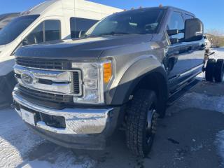 <b>Bluetooth,  SYNC,  Steering Wheel Audio Control,  Air Conditioning,  Power Windows!</b><br> <br>  Compare at $72696 - Our Price is just $69900! <br> <br>   When theres serious work to be done, the Ford F-550 answers the call. This  2017 Ford F-550 Super Duty DRW is for sale today in Fort St John. <br> <br>If you need a chassis cab work truck, you need it to be something you can trust. Ford is one of the oldest names in work trucks for a reason. Theyve been trusted for over a century and this F-550 continues that tradition today. Check out this versatile workhorse today!This  sought after diesel Crew Cab 4X4 pickup  has 81,772 kms. Its  magnetic grey in colour  . It has a 6 speed automatic transmission and is powered by a   6.7L 8 Cylinder Engine.  It may have some remaining factory warranty, please check with dealer for details. <br> <br> Our F-550 Super Duty DRWs trim level is XLT. The XLT trim is a nice blend of features and value. It comes with air conditioning, cloth seats, SYNC with Bluetooth connectivity, an AM/FM CD/MP3 player with an aux jack, steering wheel audio and cruise control, power windows, power door locks, chrome front bumper and grille, remote keyless entry, and more. This vehicle has been upgraded with the following features: Bluetooth,  Sync,  Steering Wheel Audio Control,  Air Conditioning,  Power Windows. <br> To view the original window sticker for this vehicle view this <a href=http://www.windowsticker.forddirect.com/windowsticker.pdf?vin=1FD0W5HT7HED61682 target=_blank>http://www.windowsticker.forddirect.com/windowsticker.pdf?vin=1FD0W5HT7HED61682</a>. <br/><br> <br>To apply right now for financing use this link : <a href=https://www.fortmotors.ca/apply-for-credit/ target=_blank>https://www.fortmotors.ca/apply-for-credit/</a><br><br> <br/><br><br> Come by and check out our fleet of 50+ used cars and trucks and 110+ new cars and trucks for sale in Fort St John.  o~o