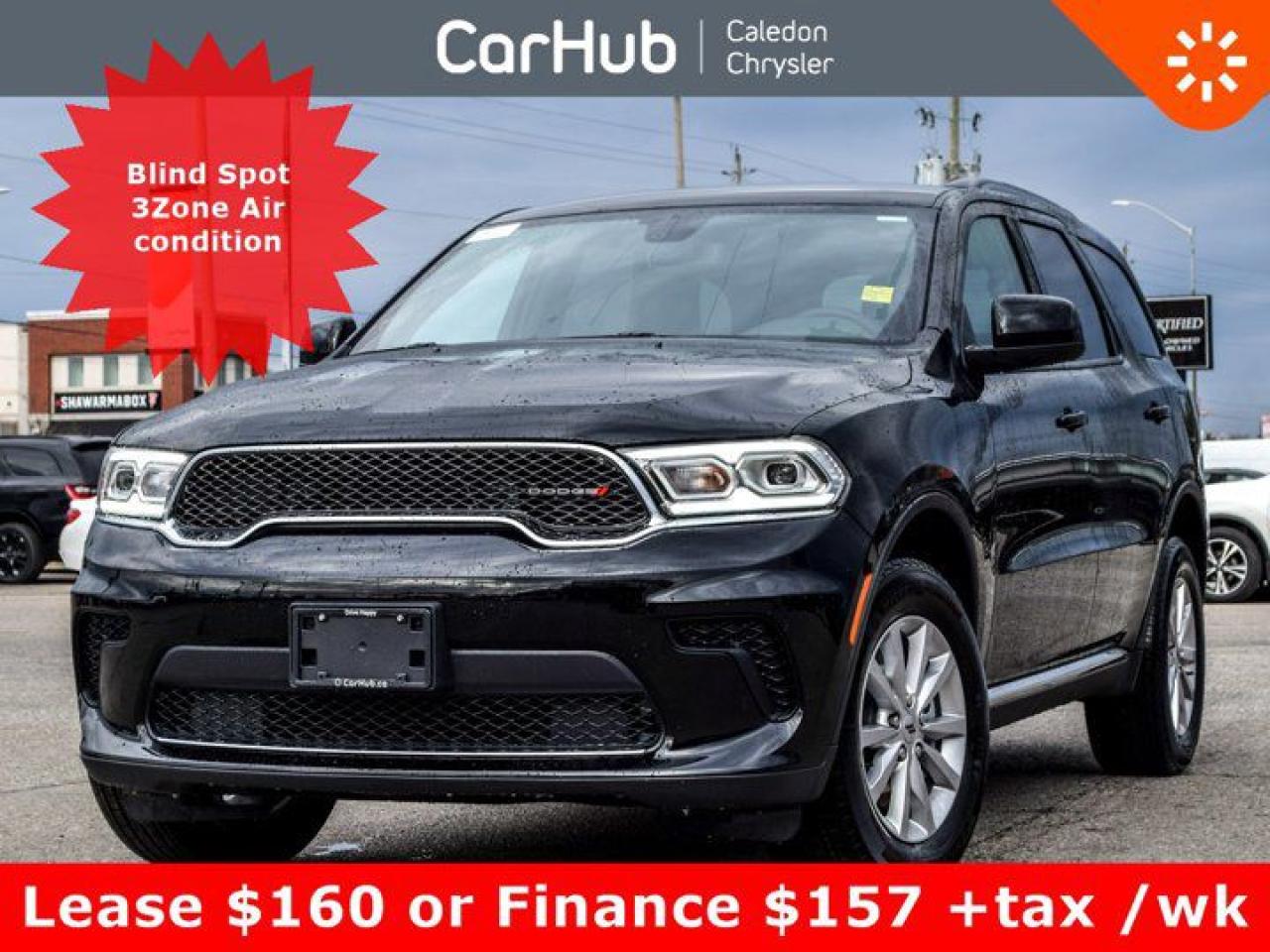 New 2024 Dodge Durango SXT AWD 7 Seater R-Start Heated Frt Seats Smart Device Integration for sale in Bolton, ON