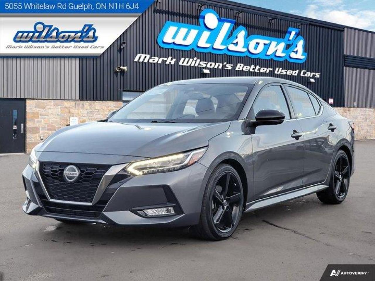 Used 2021 Nissan Sentra SR Premium - Leather, 360 Camera, Heated Seats+Steering, CarPlay, Adaptive Cruise, Alloys & More! for sale in Guelph, ON