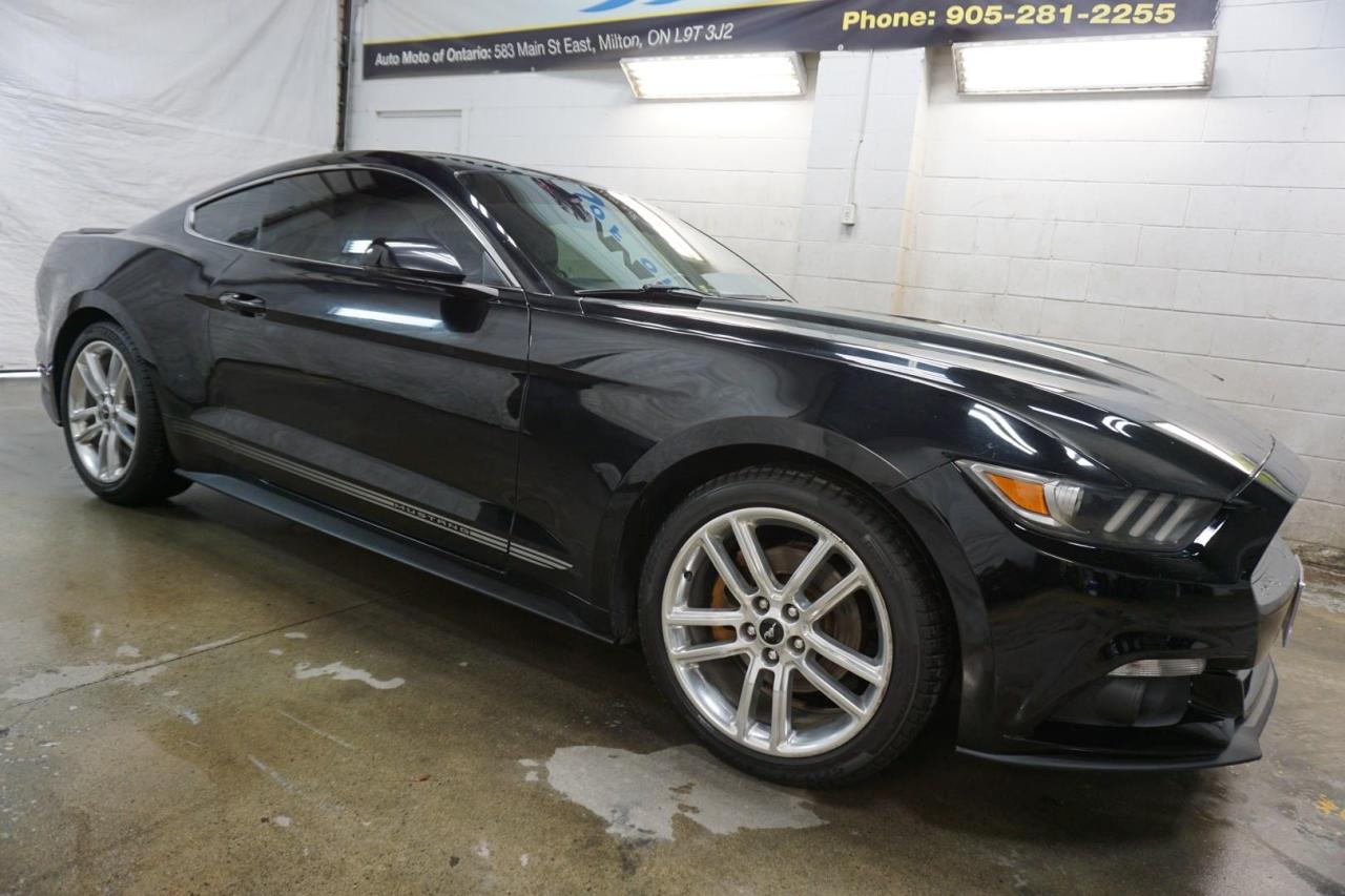 Used 2016 Ford Mustang ECOBOOST COUPE *ACCIDENT FREE* CERTIFIED NAVI BLUETOOTH LEATHER HEATED SEATS CRUISE ALLOYS for sale in Milton, ON