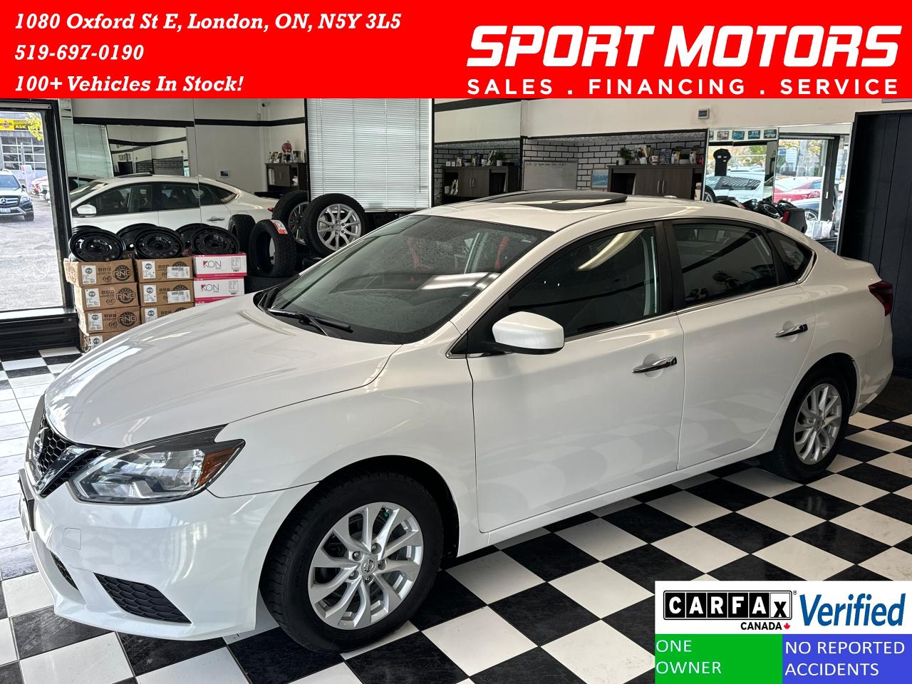 2016 Nissan Sentra SV+Sunroof+Camera+Heated Seats+CLEAN CARFAX Photo67