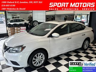 Used 2016 Nissan Sentra SV+Sunroof+Camera+Heated Seats+CLEAN CARFAX for sale in London, ON