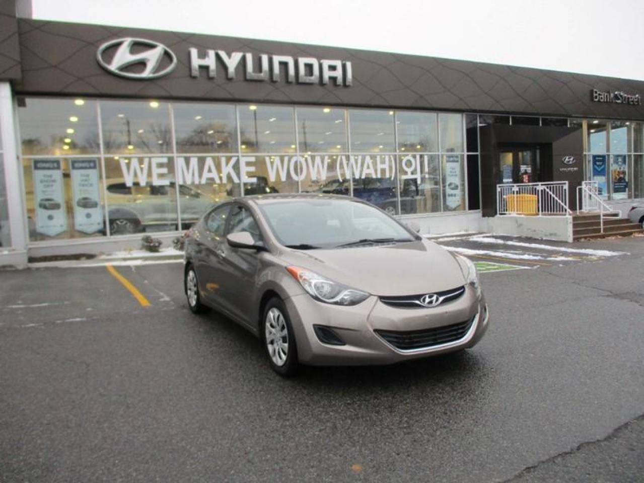 Used 2013 Hyundai Elantra 4DR SDN AUTO GL for sale in Ottawa, ON