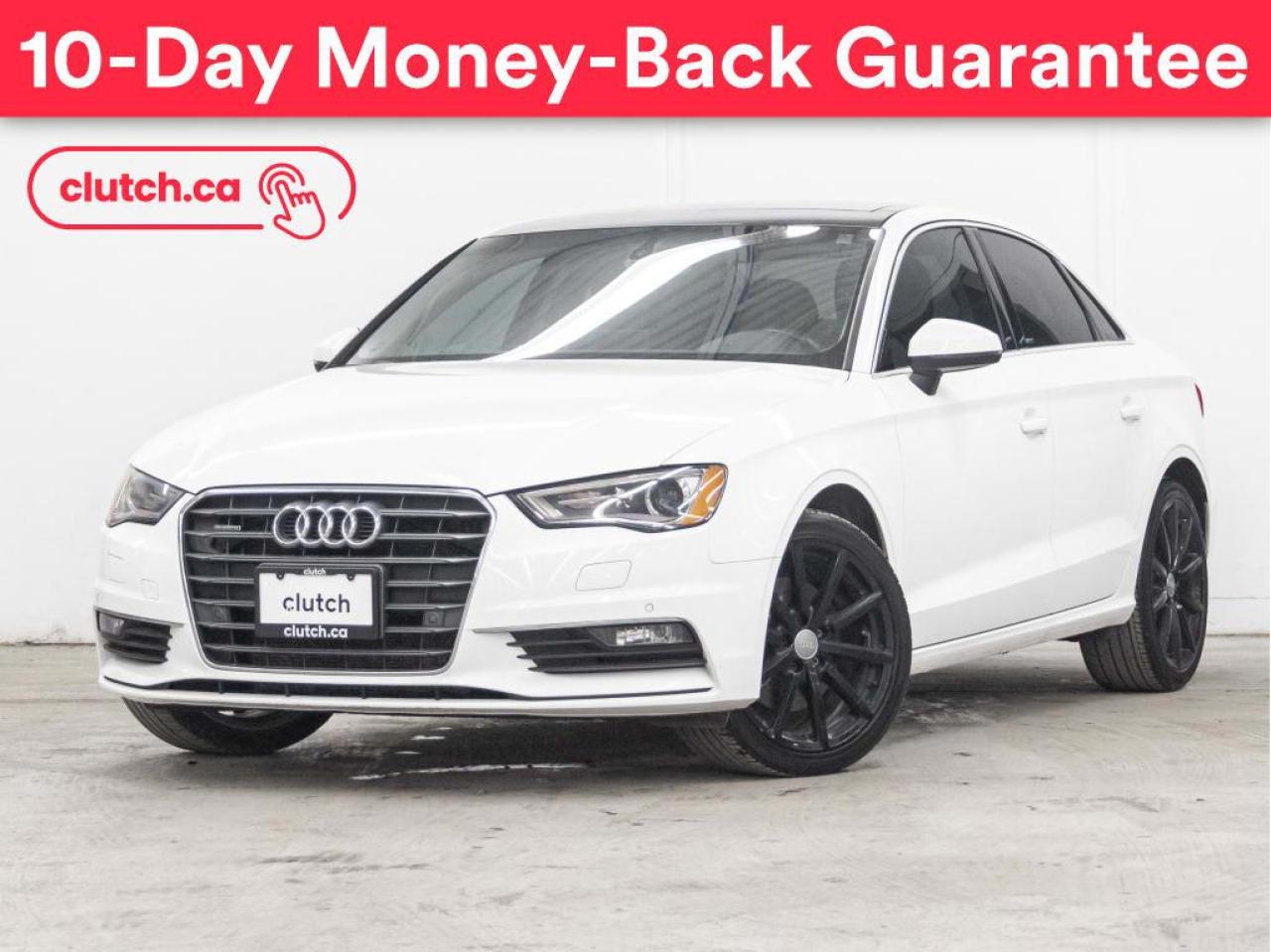 Used 2016 Audi A3 2.0T Progressiv AWD w/ Bluetooth, Backup Cam, Cruise Control, A/C for sale in Toronto, ON