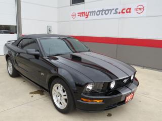 Used 2007 Ford Mustang GT   (**5 SPEED MANUAL**CONVERTIBLE**GT**ALLOYS**HEATED SEATS**AM/FM**CD PLAYER**LEATHER**POWER SEAT** for sale in Tillsonburg, ON