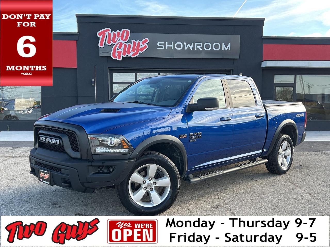 Used 2019 RAM 1500 Classic Warlock 5.7L Crew 4WD  | Sunroof | Nav | Sport Hoo for sale in St Catharines, ON