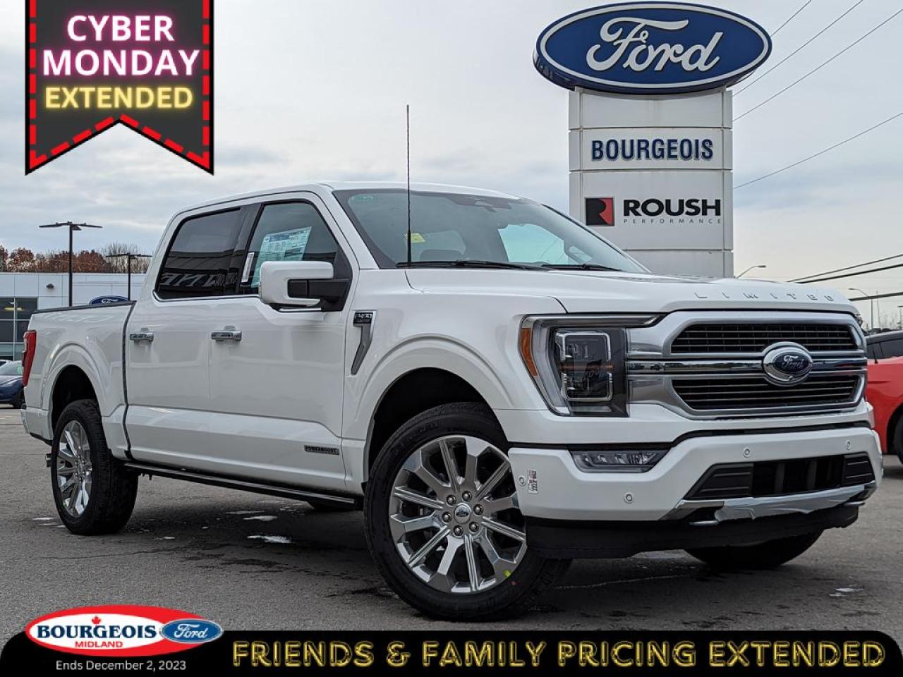 New 2023 Ford F-150 Limited  *900A, 3.5L V6 FULL-HYBRID, BLUECRUISE 1.0* for sale in Midland, ON