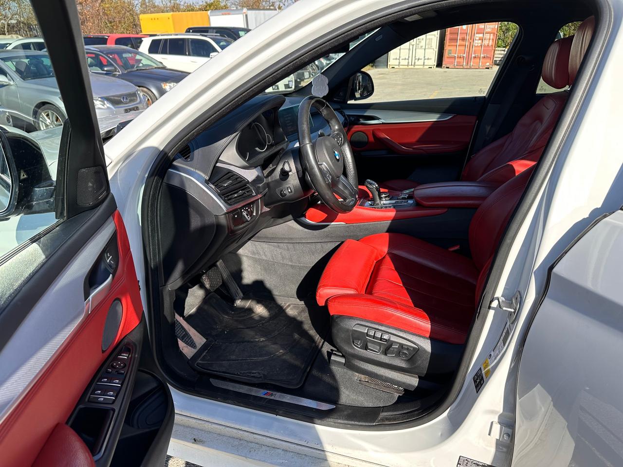 2016 BMW X6 Certified, White on Red Leather, xDrive35i - Photo #14