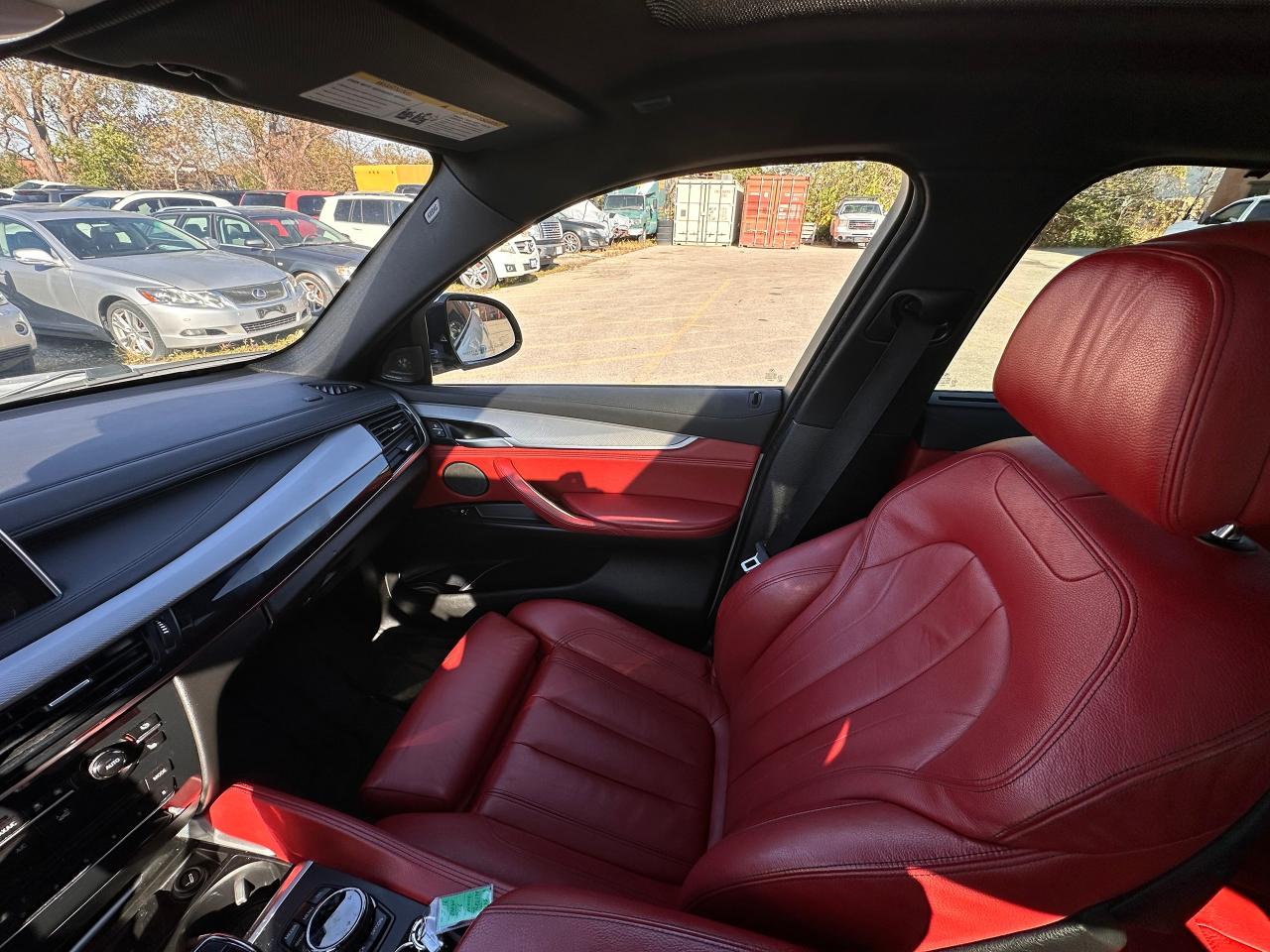 2016 BMW X6 Certified, White on Red Leather, xDrive35i - Photo #35