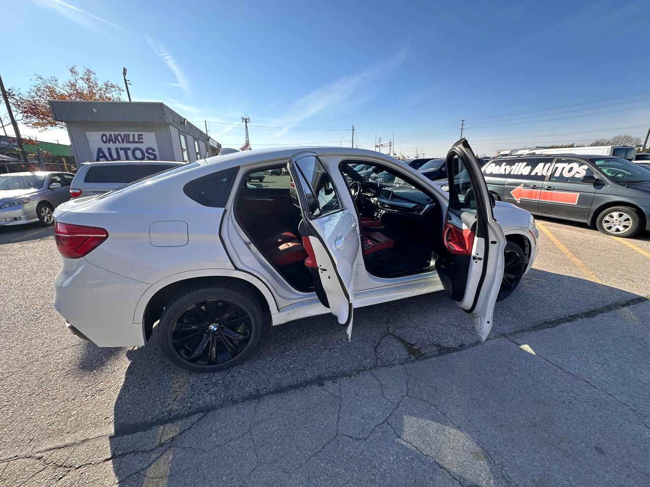 2016 BMW X6 Certified, White on Red Leather, xDrive35i - Photo #12