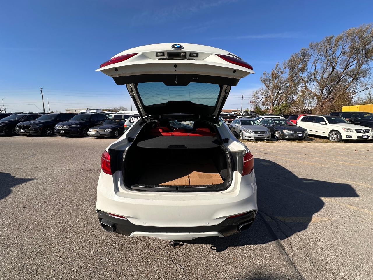 2016 BMW X6 Certified, White on Red Leather, xDrive35i - Photo #36