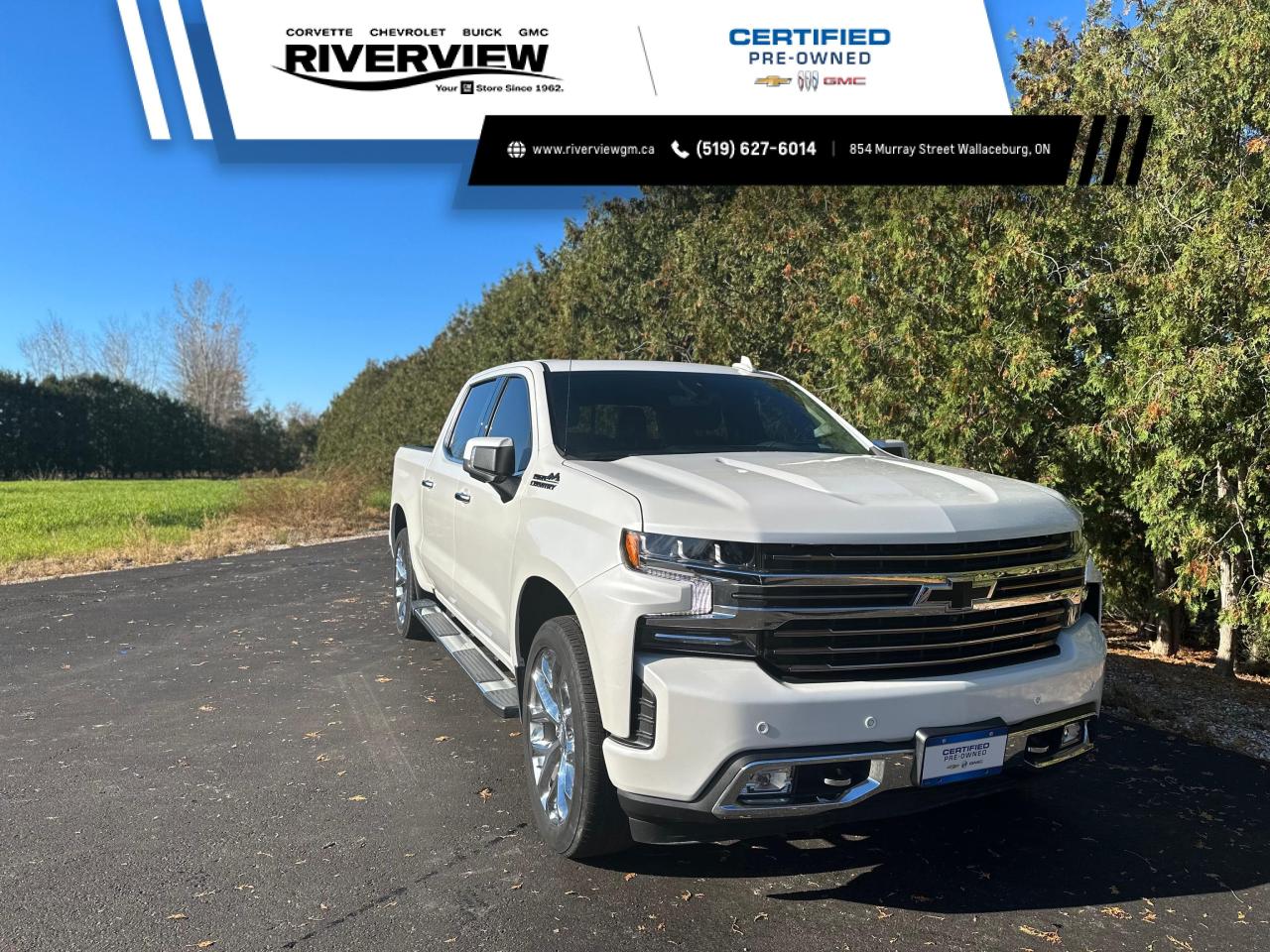 Used 2022 Chevrolet Silverado 1500 LTD High Country FULLY LOADED | TRAILERING PACKAGE | LEATHER | SUNROOF | REMOTE START for sale in Wallaceburg, ON