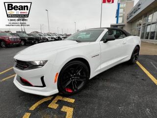 New 2024 Chevrolet Camaro 3LT 3.6L V6 CONVERTIBLE TOP WITH REMOTE START/ENTRY, HEATED SEATS, HEATED STEERING WHEEL & HD REAR VISION for sale in Carleton Place, ON