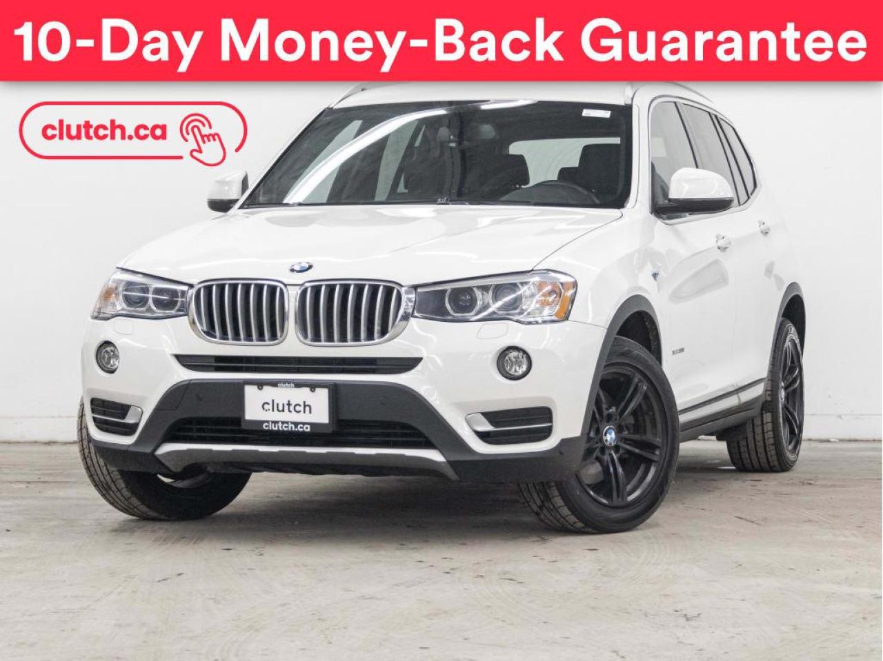 Used 2017 BMW X3 xDrive28i AWD w/ Rearview Cam, Bluetooth, Dual Zone A/C for sale in Toronto, ON