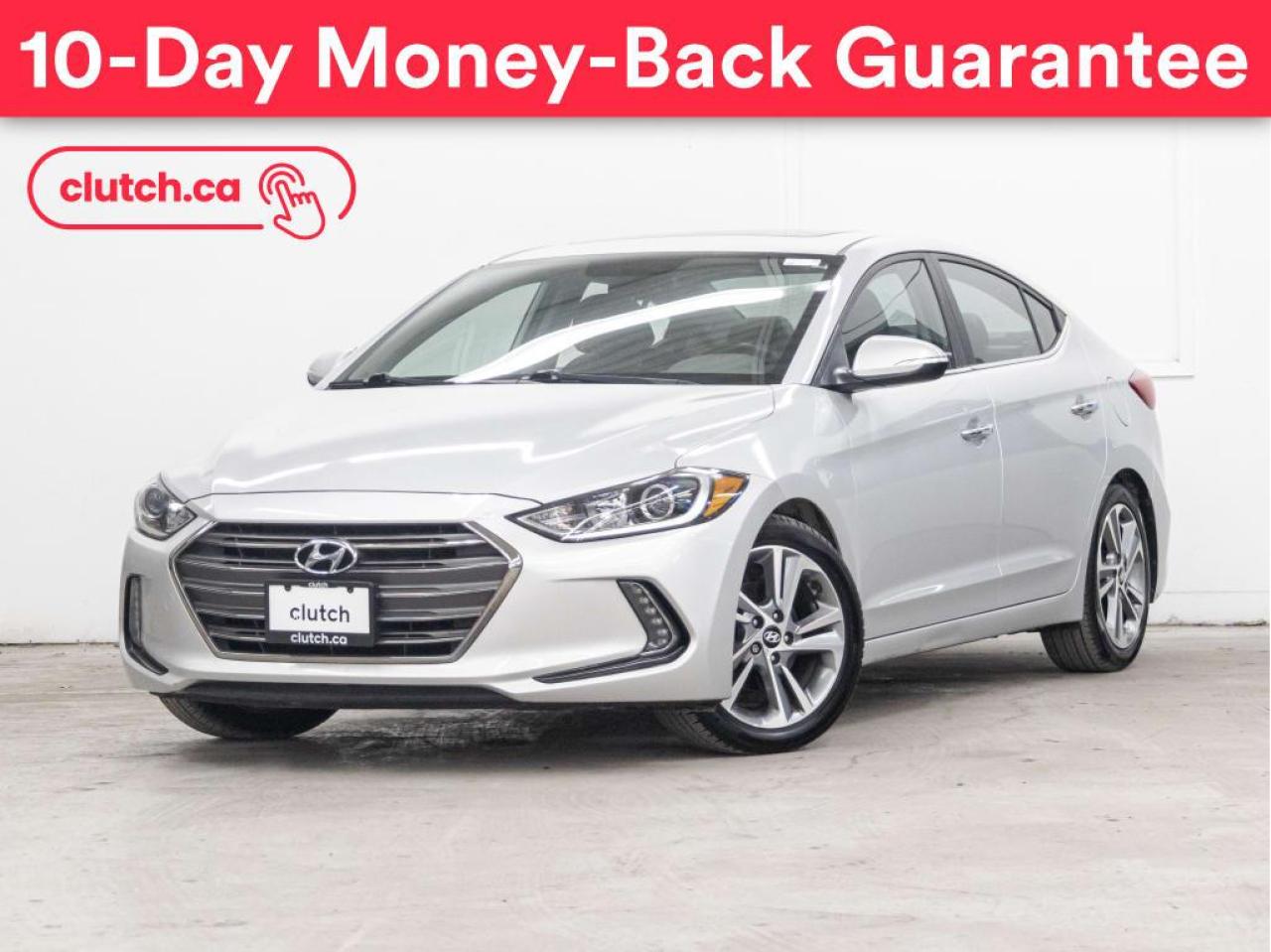 Used 2017 Hyundai Elantra Limited w/ Android Auto, Rearview Cam, Nav for sale in Toronto, ON