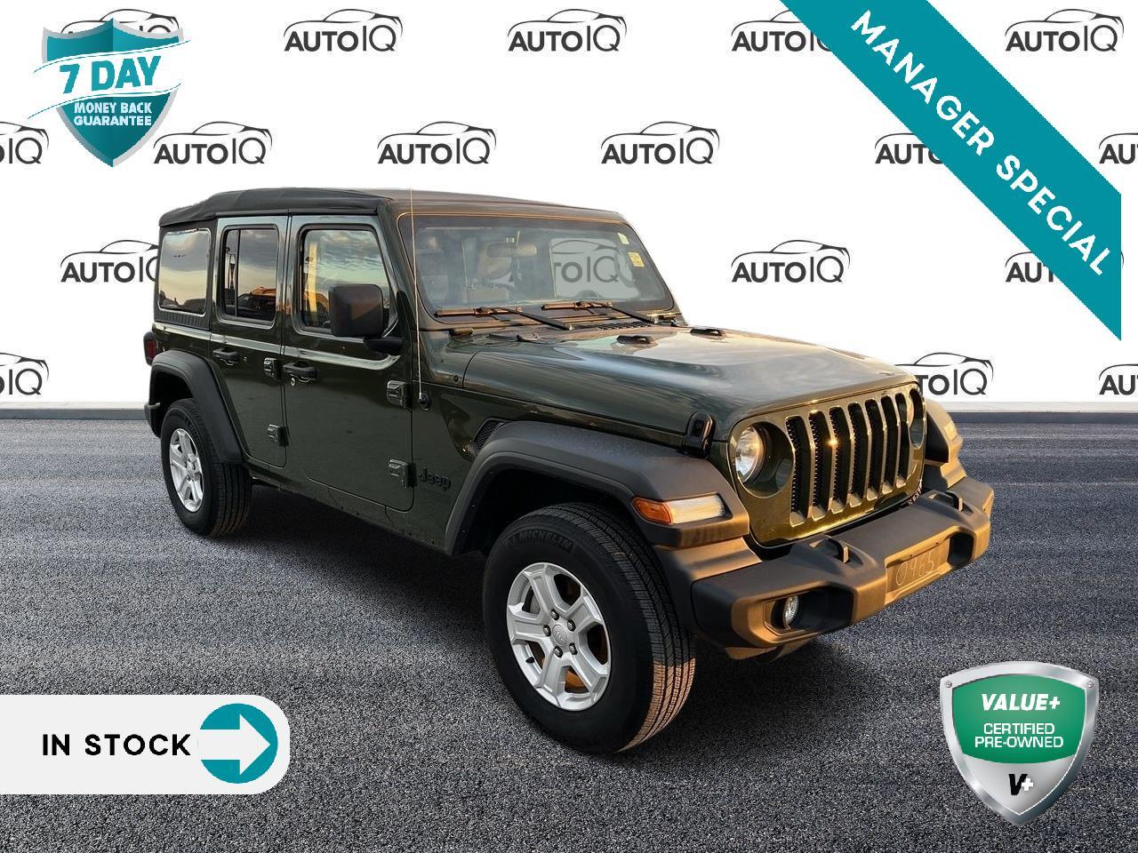 Used 2021 Jeep Wrangler Unlimited Sport KEYLESS ENTRY | TECHNOLOGY GROUP | for sale in Barrie, ON