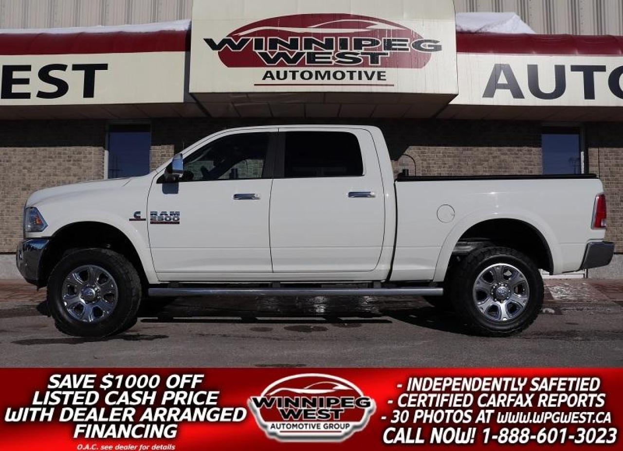 Used 2018 Dodge Ram 2500 LARAMIE CUMMINS DIESEL CREW 4X4, LOADED, AS NEW! for sale in Headingley, MB