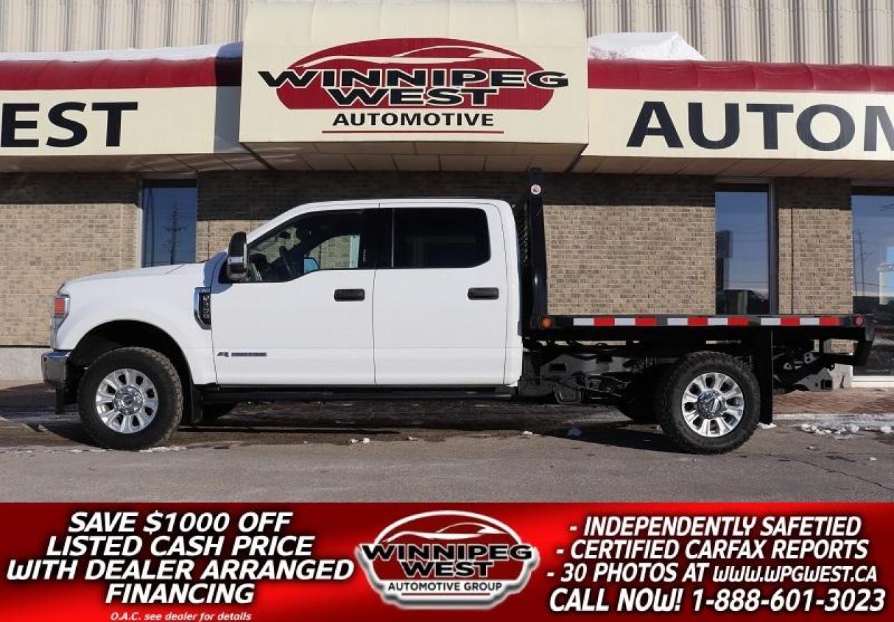 Used 2021 Ford F-350 XLT PREM 6.7L DIESEL 4X4, DECK, LOW KM, WORK READY for sale in Headingley, MB