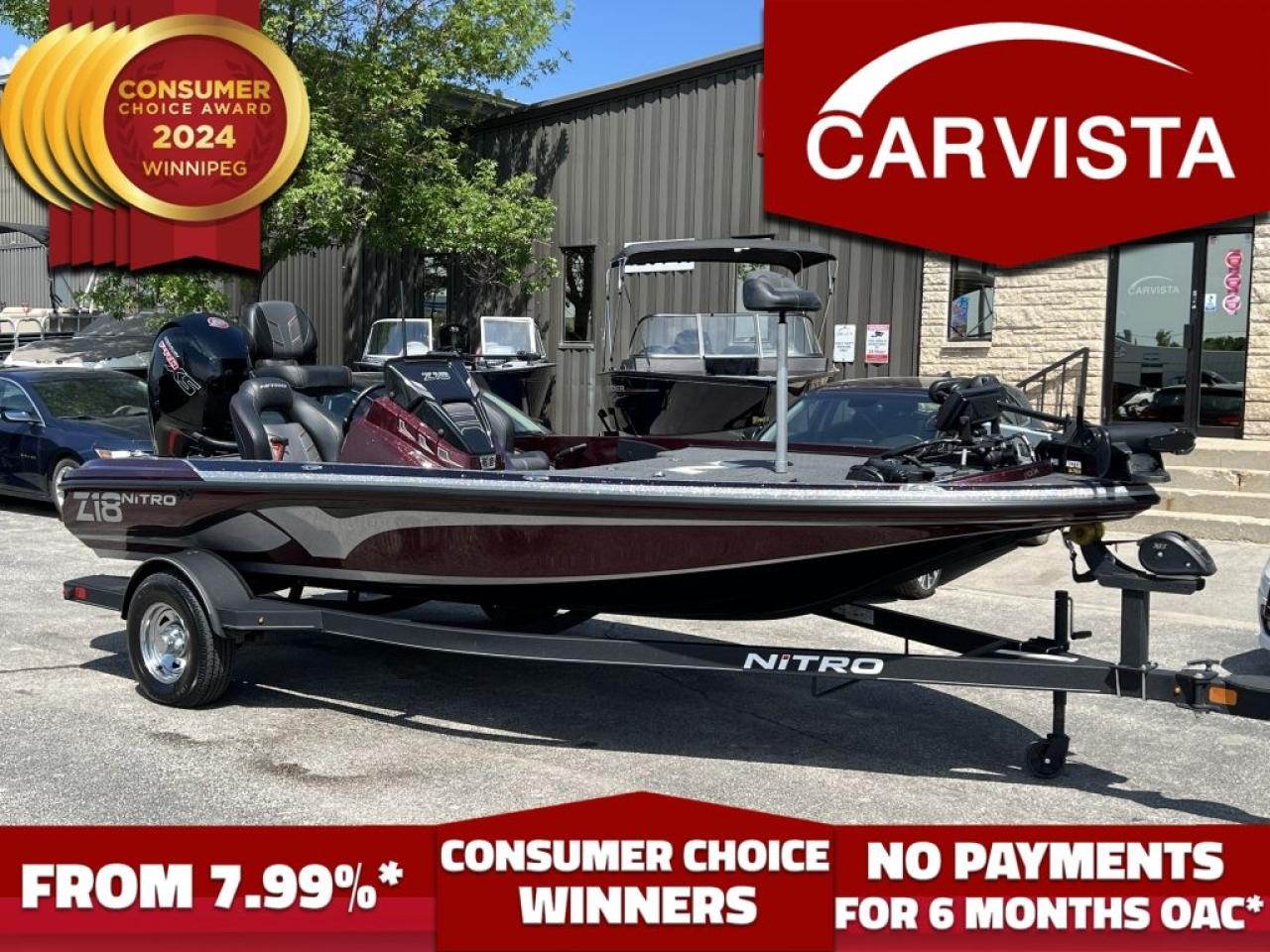 Used 2022 NITRO Z-18 150HP PRO XS WITH TRAILER -22 HOURS- for sale in Winnipeg, MB