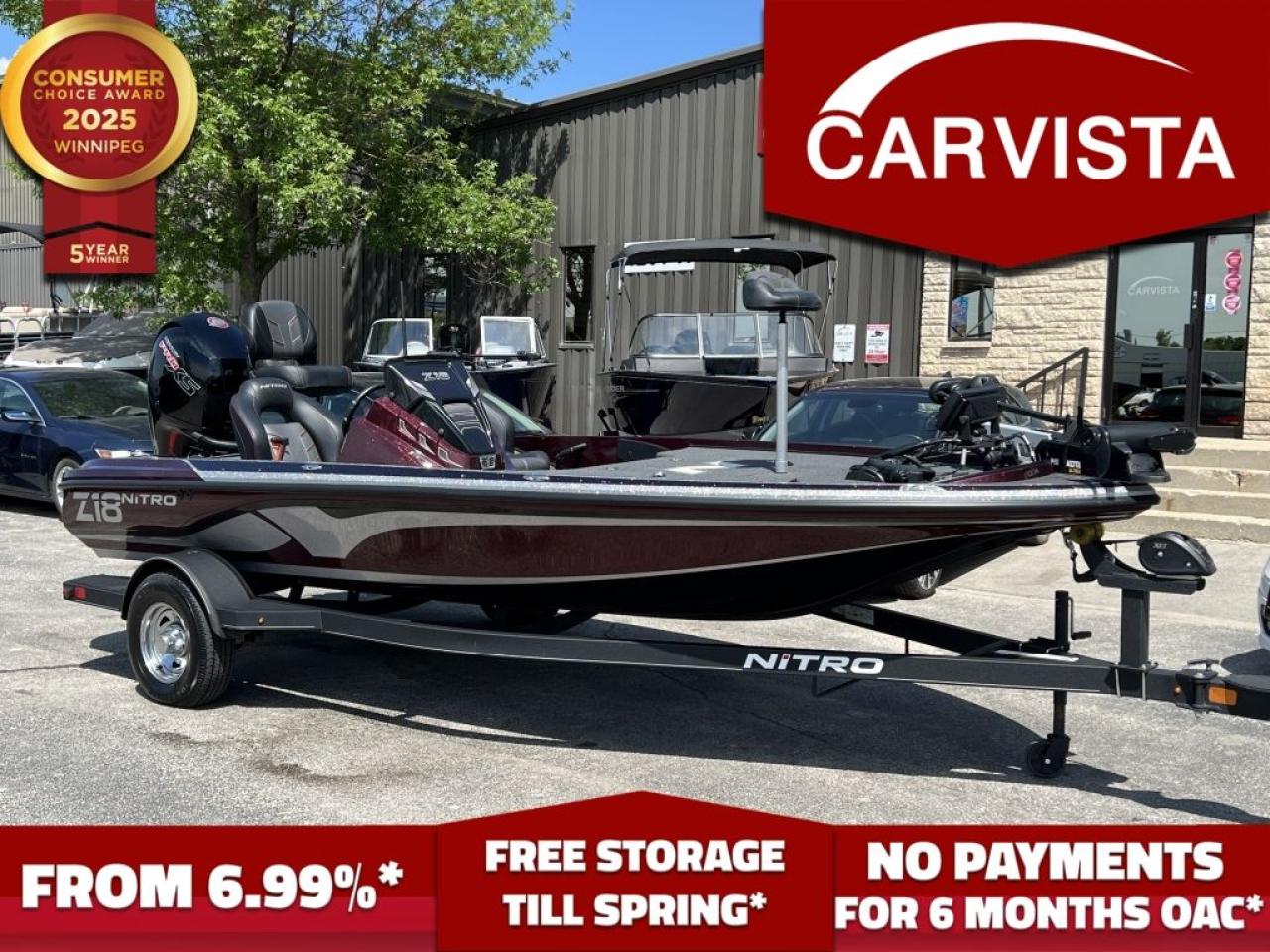 Used 2022 NITRO Z-18 150HP PRO XS WITH TRAILER -22 HOURS- for sale in Winnipeg, MB