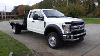 2019 Ford F-550 Flat Deck 4WD, 6.8L V10 SOHC 30V engine, 10 cylinder, 4 door, automatic, 4WD, cruise control, air conditioning, AM/FM radio, power door locks, power windows, power mirrors, white exterior, black interior, cloth. Certification and Decal valid until April 2024. $47,840.00 plus $375 processing fee, $48,215.00 total payment obligation before taxes.  Listing report, warranty, contract commitment cancellation fee, financing available on approved credit (some limitations and exceptions may apply). All above specifications and information is considered to be accurate but is not guaranteed and no opinion or advice is given as to whether this item should be purchased. We do not allow test drives due to theft, fraud and acts of vandalism. Instead we provide the following benefits: Complimentary Warranty (with options to extend), Limited Money Back Satisfaction Guarantee on Fully Completed Contracts, Contract Commitment Cancellation, and an Open-Ended Sell-Back Option. Ask seller for details or call 604-522-REPO(7376) to confirm listing availability.