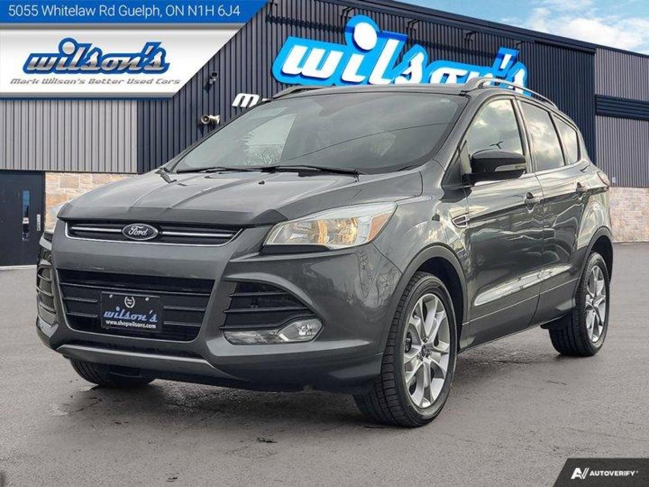 Used 2016 Ford Escape Titanium - Navigation, Vista Roof, Leather Heated Seats, Power Seat, Bluetooth, Rear CamerA & More! for sale in Guelph, ON