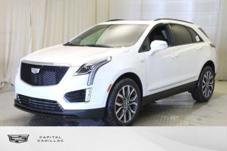 This 2024 Cadillac XT5 in Crystal White Tricoat is equipped with AWD and Gas V6 3.6L/ engine.The Cadillac XT5 is style for any occasion. The signature grille and crest make a statement with every arrival, while sharp lines and sweeping curves meet jewel-like lighting elements for a style thats truly moving. Available LED Cornering Lamps cast light into corners as you take them, while available LED IntelliBeam headlamps automatically switch between high and low beams as vehicles approach. 20in alloy wheels, illuminating door handles and a hands-free liftgate help you stand apart on any road. Inside, comfort is in control with premium materials and an ultra-view power sunroof. 40/20/40 folding rear seats can also be folded flat to reveal up to 1.78 cubic meters space. With 310hp and 271 lb.-ft. of torque, the 3.6L V6 engine is powerful, but thats not the whole story. Innovative technologies like Active Fuel Management and Auto Stop/Start make this SUV efficient, too. Electronic Precision Shift moves you from Park to Drive in a simple gesture and puts you in command of an advanced 8-speed automatic transmission. Plus, three distinct driver modes and available All-Wheel Drive give you control of the driving experience. The XT5 offers a range of convenient features for staying connected on the road, including an infotainment system, Apple CarPlay and Android Auto compatibility, premium surround sound system, built-in Wi-Fi, navigation, rear camera mirror, wireless charging, reconfigurable gauge cluster and head-up display. Youll also find a comprehensive suite of safety features such as lane keep assist with lane departure warning, lane change alert, surround vision, pedestrian braking, and more.Check out this vehicles pictures, features, options and specs, and let us know if you have any questions. Helping find the perfect vehicle FOR YOU is our only priority.P.S...Sometimes texting is easier. Text (or call) 306-988-7738 for fast answers at your fingertips!Dealer License #914248Disclaimer: All prices are plus taxes & include all cash credits & loyalties. See dealer for Details.