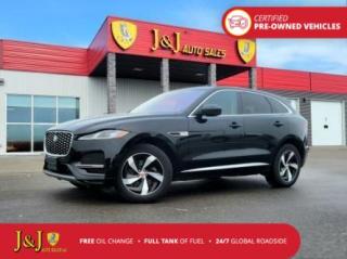 Black 2021 Jaguar F-PACE P250 S AWD 8-Speed Automatic 2.0L I4 Turbocharged <br><br>Welcome to our dealership, where we cater to every car shoppers needs with our diverse range of vehicles. Whether youre seeking peace of mind with our meticulously inspected and Certified Pre-Owned vehicles, looking for great value with our carefully selected Value Line options, or are a hands-on enthusiast ready to tackle a project with our As-Is mechanic specials, weve got something for everyone. At our dealership, quality, affordability, and variety come together to ensure that every customer drives away satisfied. Experience the difference and find your perfect match with us today.<br><br>F-PACE P250 S, 2.0L I4 Turbocharged, Leather.<br><br>Certified. J&J Certified Details: * Vigorous Inspection * Global Roadside Assistance available 24/7, 365 days a year - 3 months * Get As Low As 7.99% APR Financing OAC * CARFAX Vehicle History Report. * Complimentary 3-Month SiriusXM Select+ Trial Subscription * Full tank of fuel * One free oil change (only redeemable here)